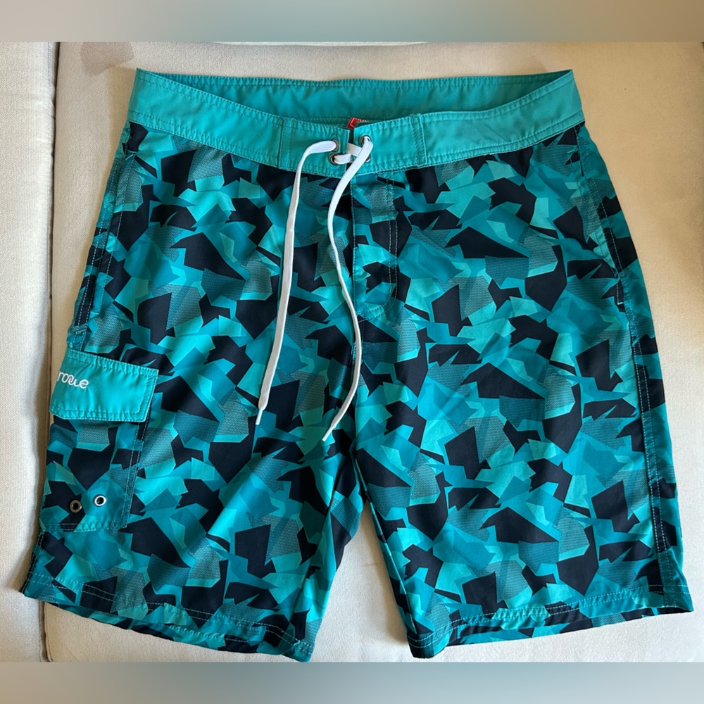 🔥Nonwe Men's Sportwear Quick Dry BoardShorts/Swim with‎ Lining Size 34